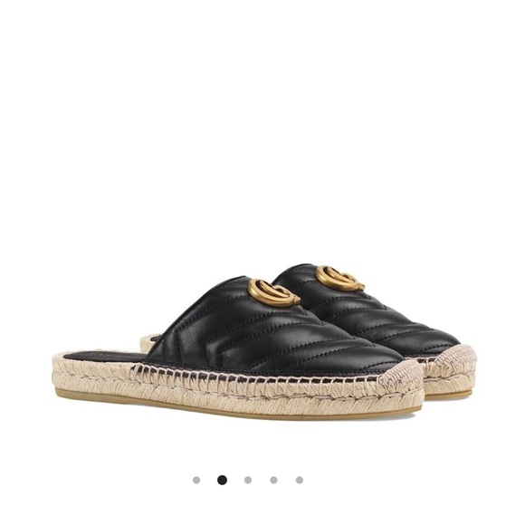Gucci espadrilles mule leather - Picture 2 of 2